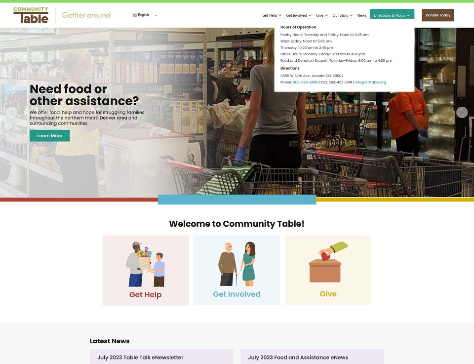 Community Table Site