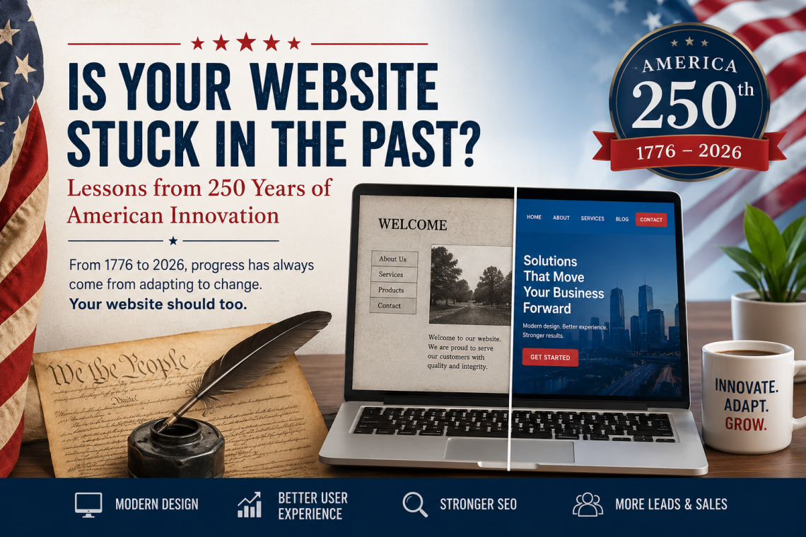 Modern Website Design Compared To An Outdated Website Celebrating America'S 250Th Anniversary Modern Website Design Compared To An Outdated Website Celebrating America'S 250Th Anniversary