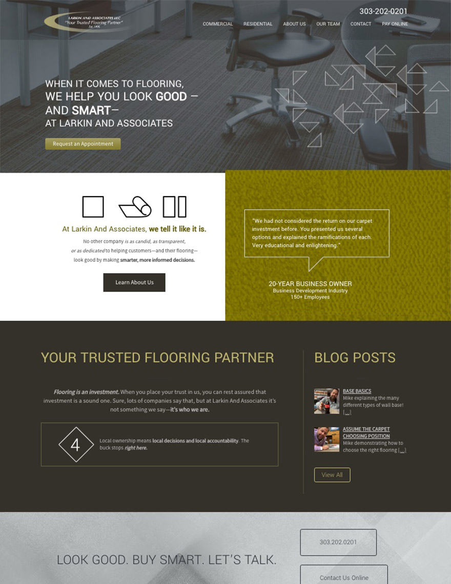 Larkin &Amp; Associates Flooring 1 Larkin Screenshot