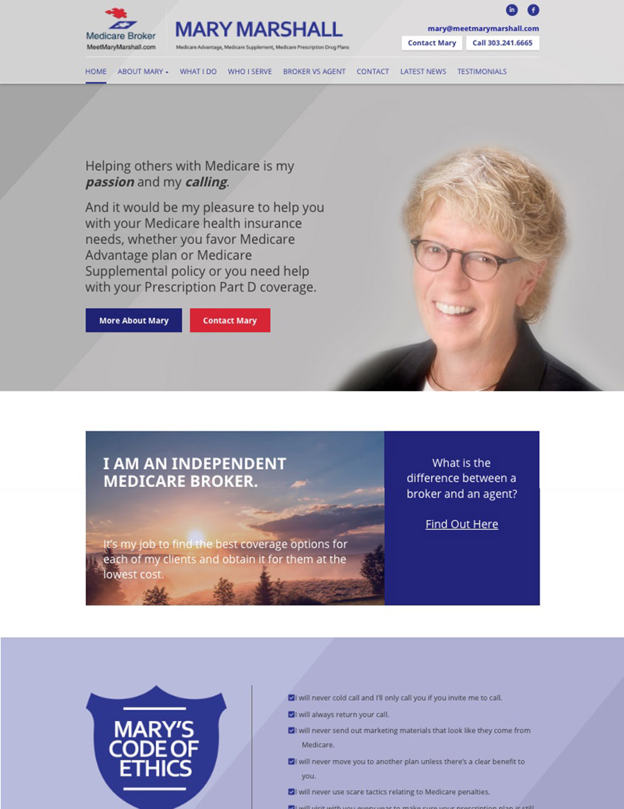 Mary Marshall Medicare Broker 1 Meet Mary Marshall Screenshot