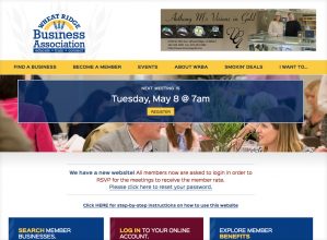 Wheat Ridge Business Association Screenshot